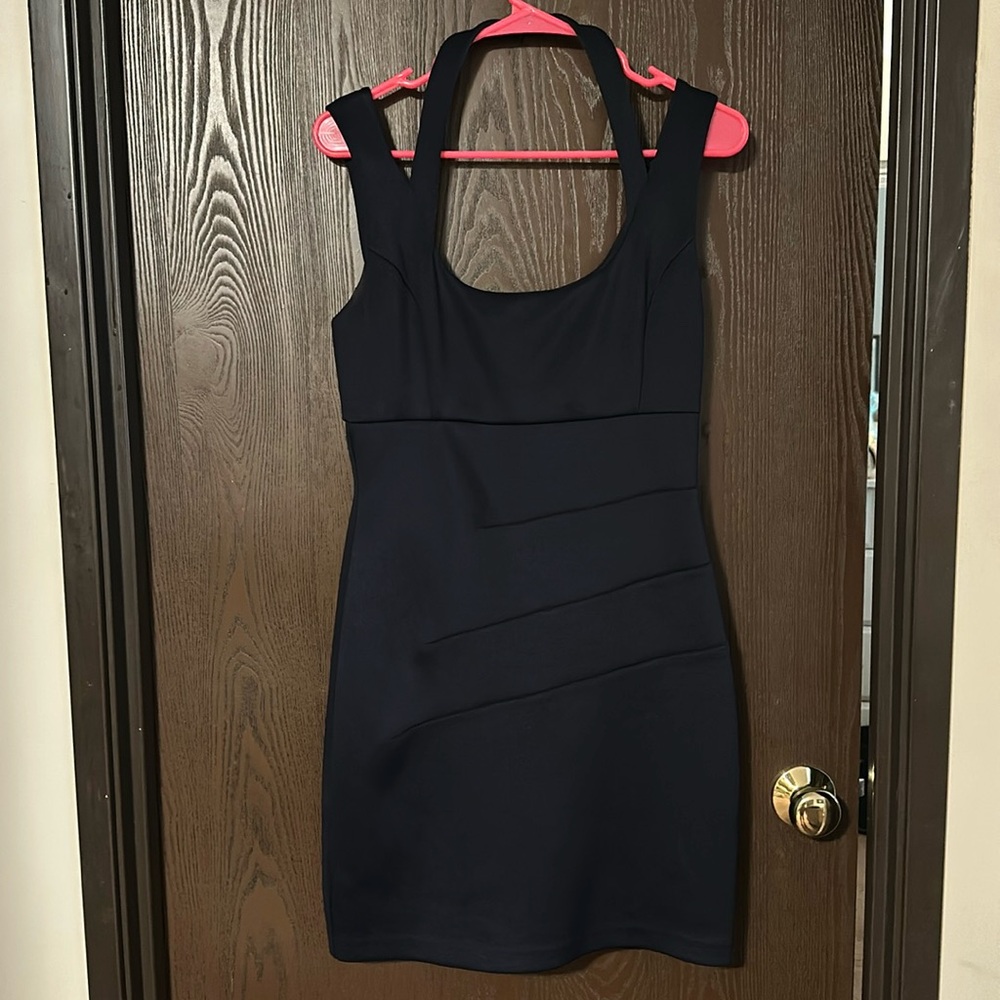 Guess navy blue sz 10 cocktail dress. Like new!